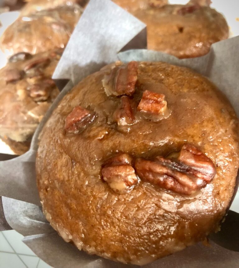 500mg Pumpkin Spice Cake with Cream Cheese Heart By "High Mama"