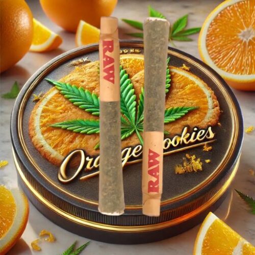 Orange Cookies Joint Buddy 1 1/4 Size Preroll 2 Pack